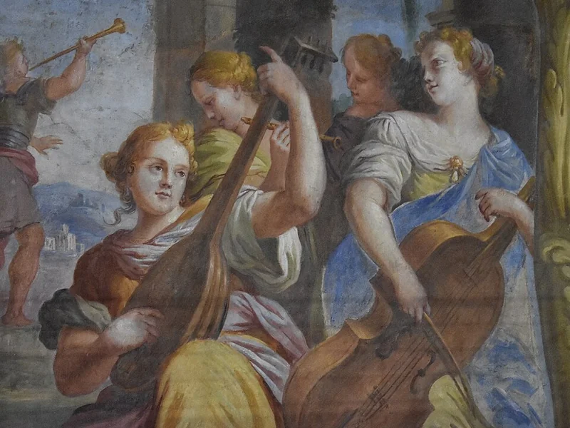 1653-Salvatore Bianchi - Musici - Ex chiesa del Gesù